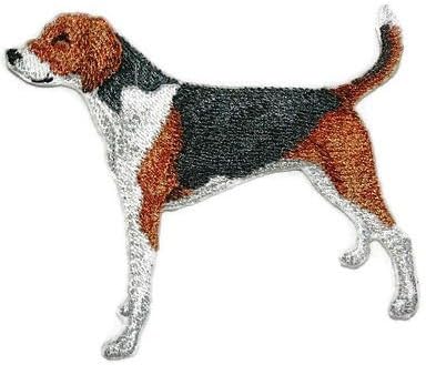 Csodálatos Egyéni Kutya Portrék [Amerikai Tacskó] Hímzés IronOn/Varrni Patch [4.5 x 4.5][Készült az USA-ban]
