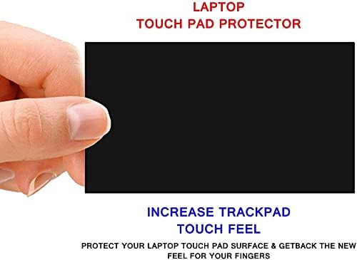 (2 Db) Ecomaholics Prémium Trackpad Védő Lenovo IdeaPad 3i 15 15.6 hüvelykes Laptop, Fekete Touch pad Fedezze Anti Karcolás Anti Fingerprint