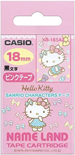 Casio XR-18SA2 Címke Író Nameland Sanrio Karakter Szalag, 0,7 col (18 mm), Hello Kitty (Szalag)