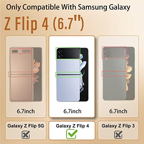 Buleens Z Flip 4 Esetben Fém Parfümös Üveg Tükör előtt Állni, Aranyos Nő Lányos Szív Esetekben a Galaxy Z Flip 4 Esetben, Elegáns, Luxus