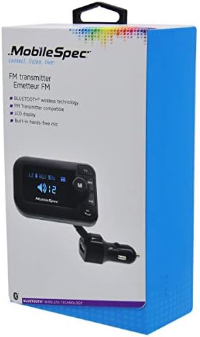MobileSpec 12V Töltő 2.1, USB Port, FM Transmitter, kihangosító Mikrofon, Nagy LED Kijelző