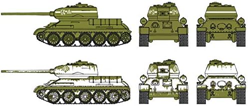 Italeri 510007515 - 1:72 Orosz Tank T-34/85 Gyors Szerelési Készlet
