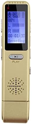 DLOETT Digitális Mini Hangrögzítő USB Flash Meghajtó, Lemez, Hordozható, Arany Színű MP3 Lejátszó Hang Aktivált, hangfelvevő szerkezet