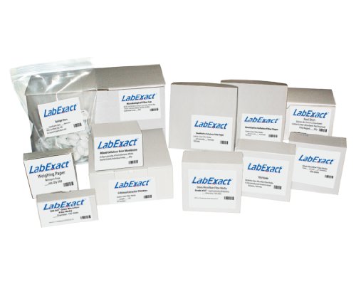 LabExact 1200040 Osztály C Üveg Mikroszálas Szűrő, Binderless Boroszilikát Üveg, az 1,2 µm, 4.25 cm (Csomag 100)