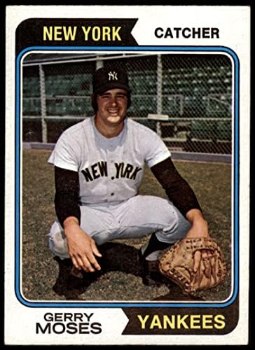 1974 Topps 19 Gerry Mózes New York Yankees (Baseball Kártya) EX Yankees