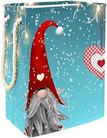 TIZORAX Skandináv Karácsonyi Hagyományos Gnome TomteLarge Kosárban (Több Színben), Vízálló Tér Oxford Szövet, Összecsukható Tároló Kosár
