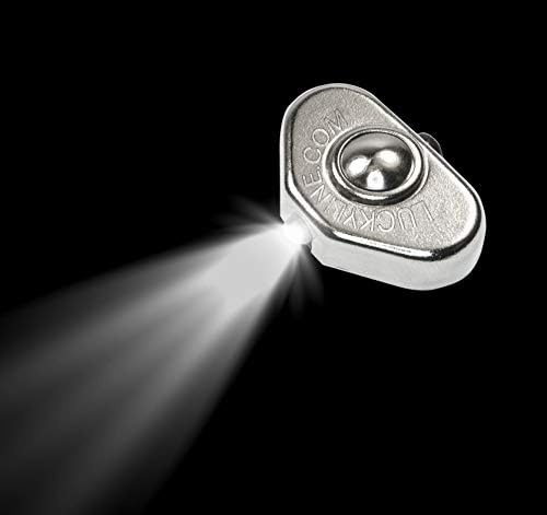 Szerencsés Vonal Legkisebb LED Hüvelykujj Fény Kulcsok, Csavarhúzók, mérőszalag, Szekrények, Pet Póráz & More (90701), Ezüst