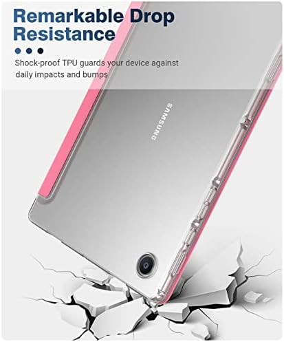 TiMOVO Samsung Galaxy Tab A8 10.5 Esetben Galaxy Tab A8 Esetben SM-X200/SM-X205, Vékony, Puha TPU Áttetsző Matt Vissza védőburkolat Shell