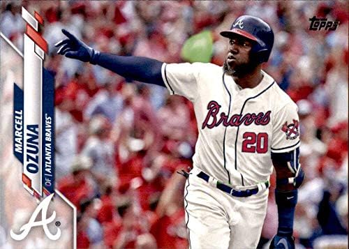 2020 Topps 537 Marcell Ozuna Atlanta Braves MLB Baseball Trading Card