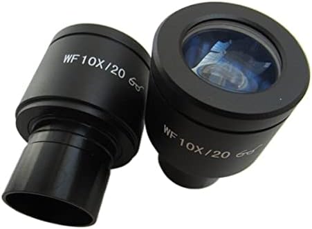 Mikroszkóp Kiegészítők Készlet Felnőttek WF10X 20mm Magas Eyepoint Széles Látószögű Iskolai Biológiai Mikroszkóp szemlencséken 23.2 mm Mikrométer