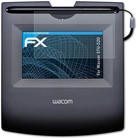 atFoliX Képernyő Védelem Film Kompatibilis Wacom STU-520 képernyővédő fólia, Ultra-Tiszta FX Védő Fólia (2X)
