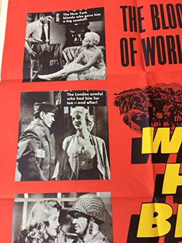 Amikor a Pokol, 1958 eredeti film poszter