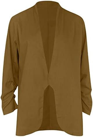 Blézer Kabátok Női Üzleti Office Outwear Hosszú Ujjú Kabát Hajtókáját Nyári Divatos Blézer