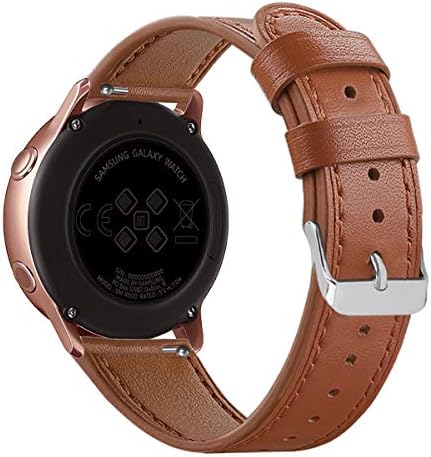 Mtozon Bőr szíj Samsung Galaxy Nézni 5/4 40mm 44mm/ Aktív 2/ watch 3, 41 mm-es Banda, 20mm óraszíj Galaxy Óra 5 Pro 45mm/watch 4 Klasszikus