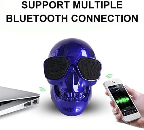 9LywJ0 Hordozható Csontváz, a Koponya a Bluetooth Vezeték nélküli Hangszóró Halloween Rádió Hangszóró Ajándék