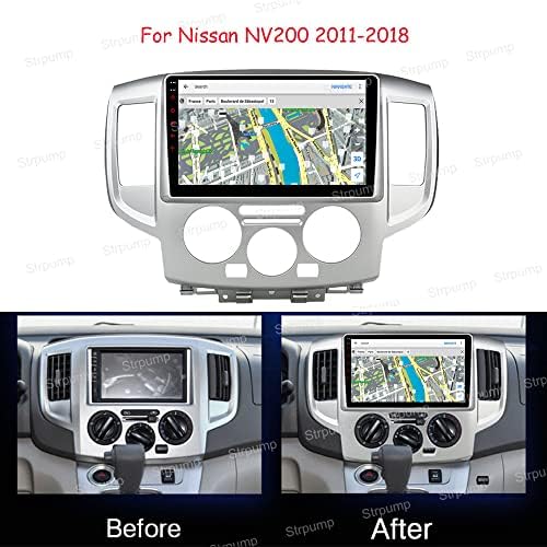 9 4+64 gb-os Android 10 Dash Autó Sztereó Rádió Alkalmas Nissan NV200 2011 12 13 14 15 16 17 18 GPS Navigációs fejegység Carplay
