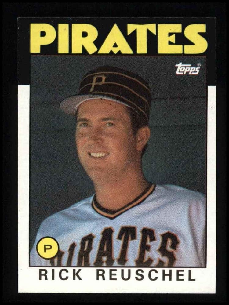 1986 Topps 779 Rick Reuschel Pittsburgh Pirates (Baseball Kártya) NM/MT Kalózok