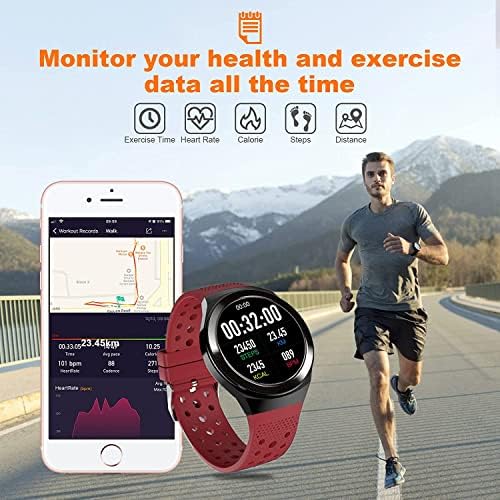 OKYUK Smart Óra Fitness Tracker/Egészségügyi Monitoring/Hívás, Hogy Válasz/pulzusszám Aludni, IP68 Vízálló Lépésszámláló lépésszámláló, Kalória
