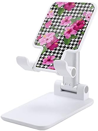Trópusi Hibiszkusz Virág, Összecsukható Asztali mobiltelefon Jogosultja Hordozható Állítható Állvány Utazási Íróasztal Kiegészítők