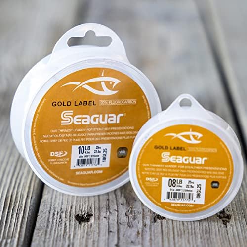 Seaguar Gold Label Fluor damil, 50lb Szünet Erőt, 50yds, Világos - 50GL50