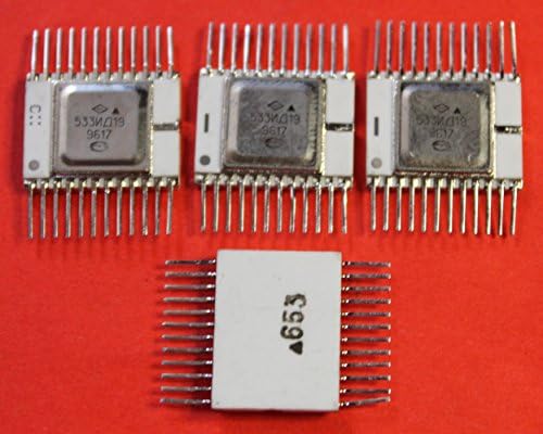 S. U. R. & R Eszközök 533ID19 analoge SN54159 IC/Mikrochip SZOVJETUNIÓ 4 db