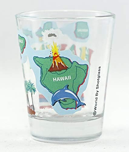 Hawaii-Aloha State Amerikai Gyűjtemény Pohár