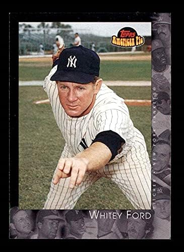 2001 Topps 90 Whitey Ford New York Yankees (Baseball Kártya) NM/MT Yankees