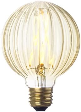 Brooklyn Izzó Co. Sokoldalú LED Gömb Izzó, G25 Kerek Edison Lámpa, Meleg Fehér Fény, Szabályozható (E26) 4W, Nedves Található,