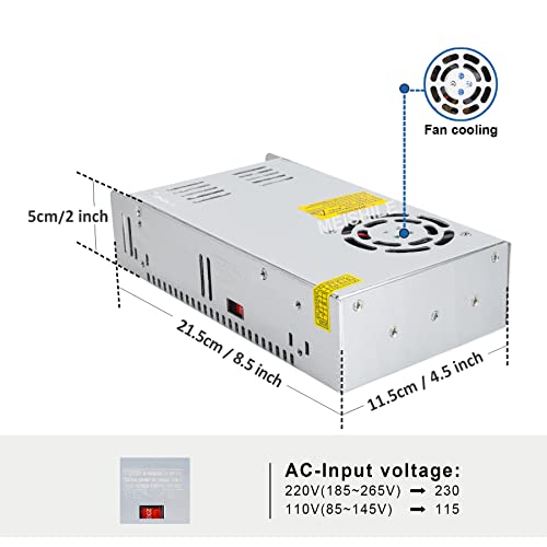 42V 8.6 EGY 360W Kapcsolóüzemű Tápegység（SMPS）Állandó Feszültségű Univerzális Szabályozott Transzformátor 110/220VAC-DC42V CCTV Megfigyelő,