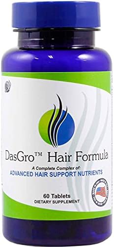 DasGro a Haj Növekedését Vitamin, Biotin & DHT Blokkoló, Megáll a hajhullás, Hajritkulás, Kopaszodás, Elősegíti a Haj Regrowth Férfi