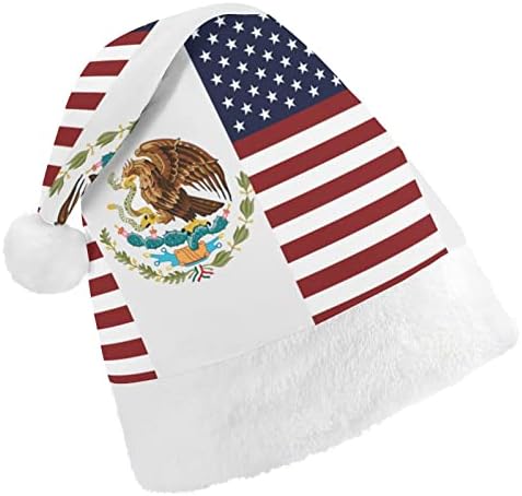 Nudquio Amerikai, Mexikói Zászló Karácsonyi Sapka, Télapó Sapka a Karácsonyi Ünnep Családi Nyomtatott