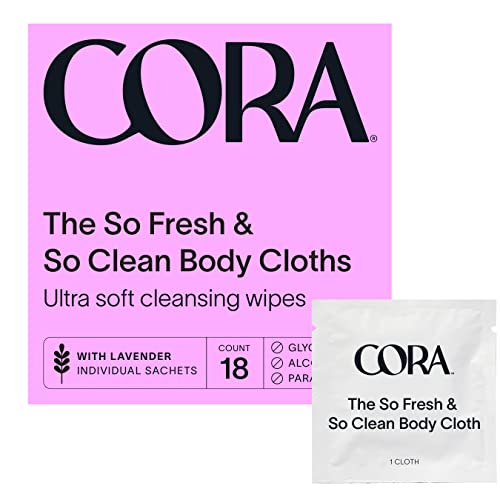 Cora Test Ruha | Tisztító Törlőkendő | a Levendula Illata | külön-Külön Csomagolva Tasak | az Egész Frissítés | Intim Területek | Hidratáló,