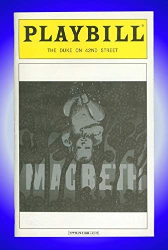 Macbeth, Off-Broadway Színlapot + Annika Boras, John Christopher Jones, Robert Langdon Lloyd, Roslyn Ruff, Denis Butkus