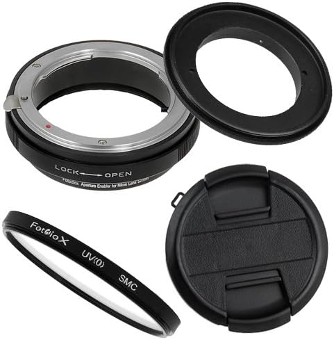 Fotodiox 67mm Makró Fordított Gyűrű Szűrő Készlet Kompatibilis a Szűrő 67mm Szál Objektívek Nikon F-bajonett Kamerák - UV Szűrő,