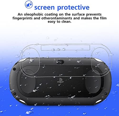PS Vita 2000 képernyővédő fólia, 9H Edzett Üveg előlap kijelző Védő fólia, illetve HD Tiszta PET Vissza Képernyő Védőfólia