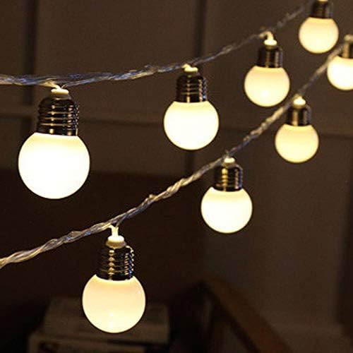 Toxz 20 LED Színe String Tündér Lámpák, Húsvéti, Esküvői Buli,Vintage Edison Tiszta Globe Izzók Lóg Dekorációs Világítás Beltéri/Kültéri/Kert/Home(Hajó