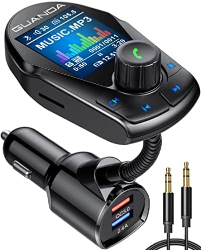 Bluetooth 5.0 Vevő Autó Bluetooth FM Transmitter