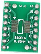 Aexit 10db SSOP16/SOP16 Audio & Video Tartozékok 0,65 mm 1,27 mm-es Dupla Oldalon DIP PCB-Csatlakozók & Adapter Adapter Lemez
