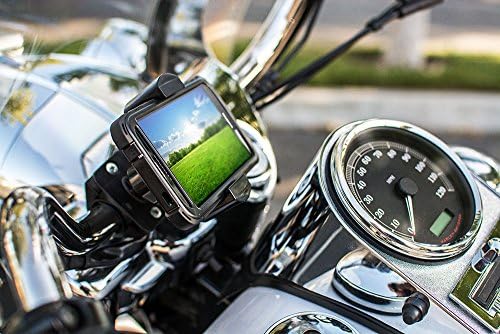 Arkon RoadVise Motorkerékpár Telefon Mount iPhone XS Max XS XR X 8 Galaxy Note 9 8 S10 S9 Kiskereskedelmi Fekete