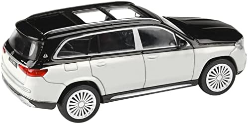 2020 MB GLS 600 Napfénytető Fehér Metál, Fekete 1/64 Fröccsöntött Modell Autó Paragon Modellek PA-55306