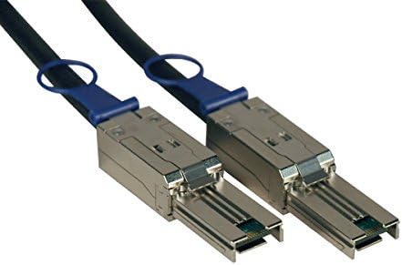 Tripp Lite Külső SAS Kábel, 4 Lane - mini-SAS (SFF-8088-as processzort) - mini-SAS (SFF-8088-as processzort) 2M (6-ft.)(S524-02M)