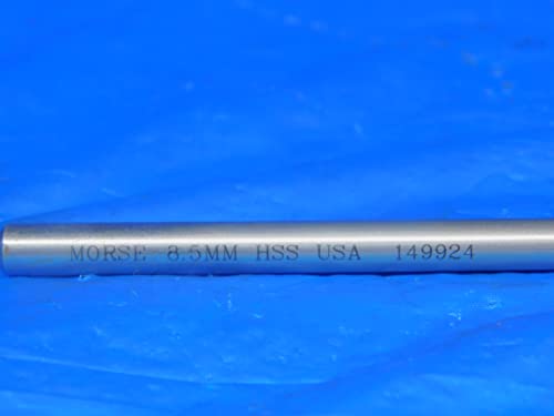 Morse Szerszámok 8.5 mm OD HSS Beletenni Fúró 6 Fuvola .3346 USA Készült 149924 - RJ0256CP2