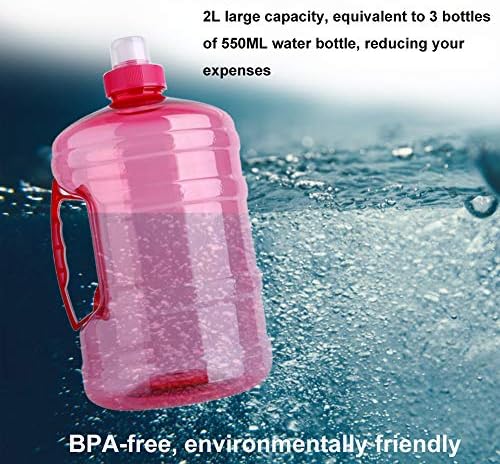 FILFEEL vizeskancsó 2L Nagy Üveg BPA Mentes Műanyag Kupak Vízforraló Ivóvíz Tartály Kezelni az Outdoor Tréning Fél Fitness terem Sport