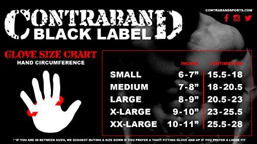 Csempészáru Black Label 5050 Férfi Bőr Alapvető Ujjatlan Súlyemelő Kesztyű - Tartós, Könnyű - Közepes Párnázott Split Bőr Tornaterem