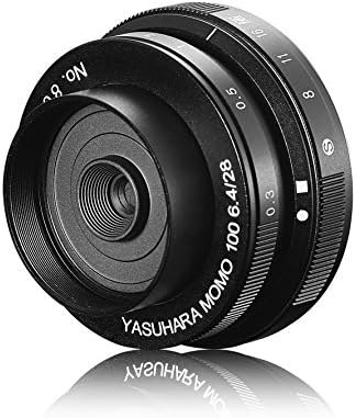 Yasuhara MoMo100 E Lágy Fókusz Pancake Objektív 28mm F6.4-F22 Sony NEX tükör nélküli Fényképezőgép Manuális Lencse
