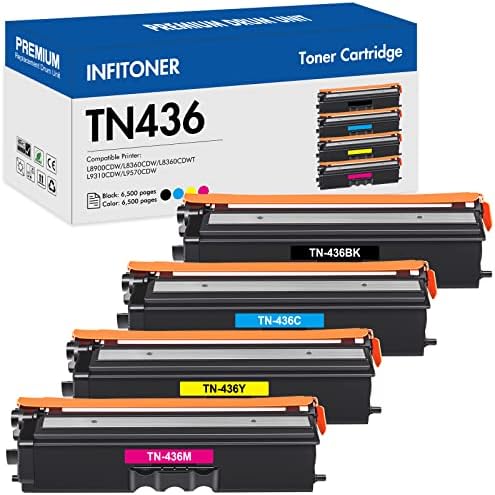 TN436 Toner Patron Kompatibilis Csere Testvér TN436 TN-436 TN436BK TN436C TN436M TN436Y MFC-L8900CDW HL-L8360CDW HL-L8360CDWT HL-L9310CDW