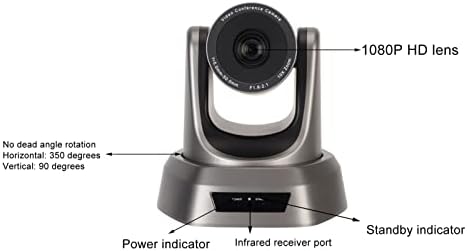 BOTEGRA USB PTZ Kamera, Forgatható Lencse, HD 1080P Előtti Helyzetben Értekezlet 3-as Kamera Telepítési Módszerek 10X Optikai Zoom Üzleti