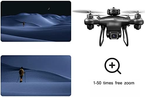 UJIKHSD Drón Gyerekeknek 8K HD Dual Kamera, RC Mini Drónok Quadcopter a 360° - os Akadály Elkerülése, fej nélküli Módban, Optikai Áramlás