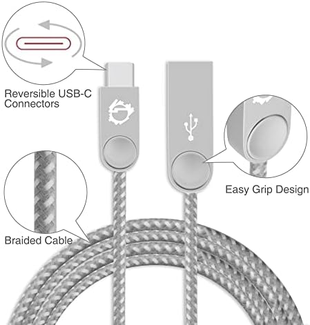 [Csomag] SIIG 10 Portok Töltő Állomás, Vezeték nélküli Töltés Fedélzeten, Töltő Kábel (USB A-USB-C, 1x 3.3 ft/ 1x 6.6 ft)