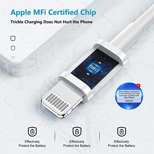 [Apple Mpi Hitelesített] iPhone 14 13 12 11 Gyors Töltő, Apple Gyors USB C Töltő Fali Csatlakozót 6FT USB-C-Lightning Kábel